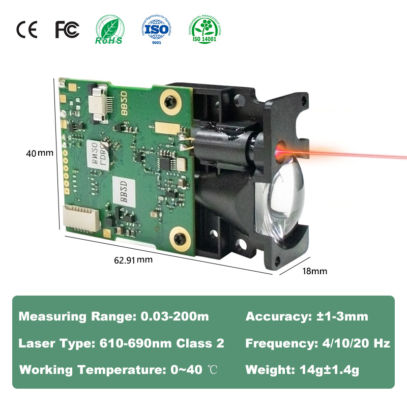 Sensor de Distância a Laser LD - Industrial Laser Rangefinder avaliação e preço