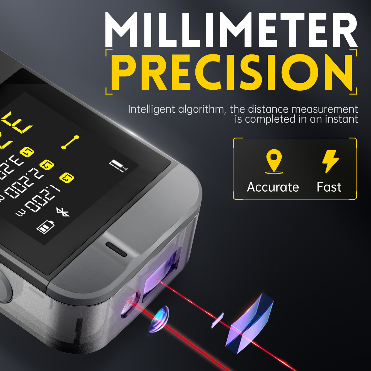 FNIRSI IR40 Fita métrica laser - Industrial Laser Rangefinder avaliação e preço