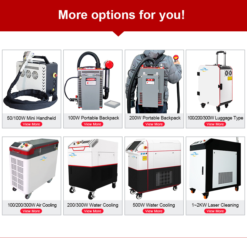 Alta qualidade industrial 200w - Industrial Laser Rust Removal Machine avaliação e preço