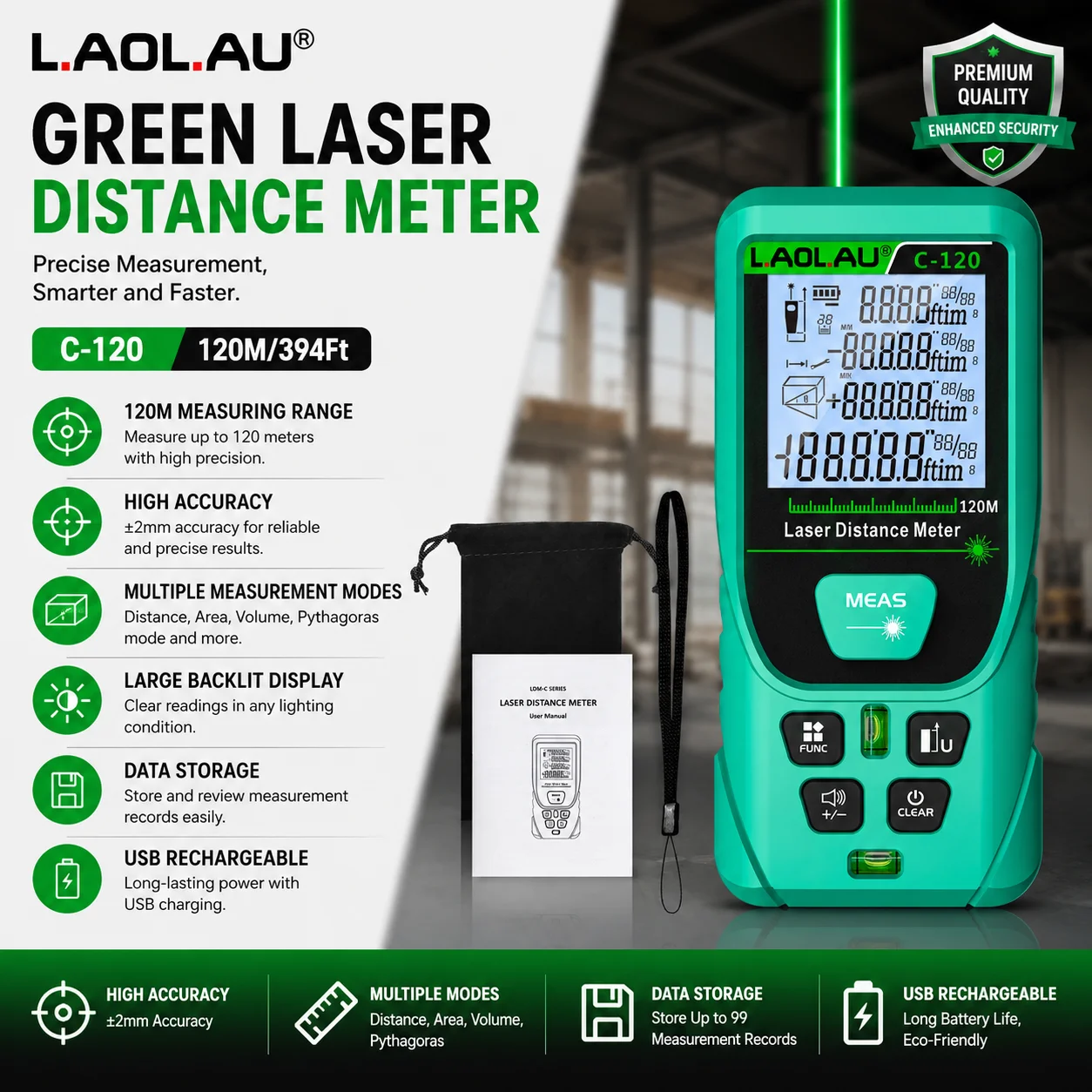 Medidor de Distância a Laser D - Industrial Laser Rangefinder avaliação e preço