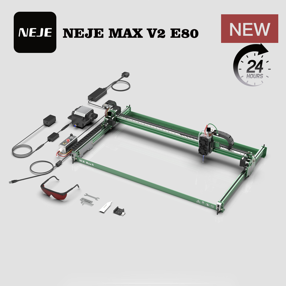 Gravador a Laser NEJE MAX V2 E - Industrial Laser Cutting avaliação e preço