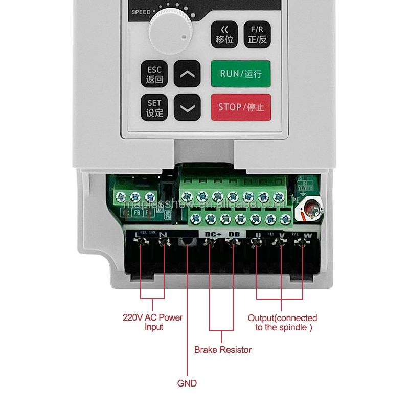 Inversor 1.5kw 110v/220v/380va - Cnc Spindle Motor avaliação e preço